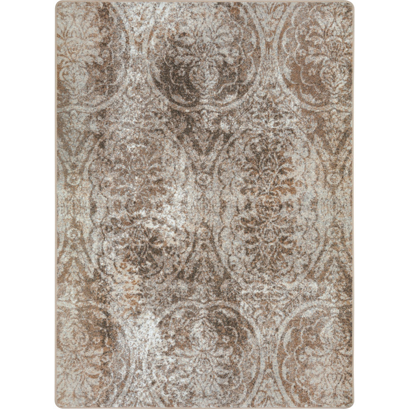 Tapis taupe antique First Take Thinly Veiled, Rectangle 3 pi 10 po x 5 pi 4 po