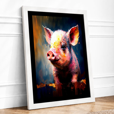Luminous Pig Modern - Print
