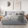 Verdugo Hydraulic Lift Up Storage Upholstered Platform Bed