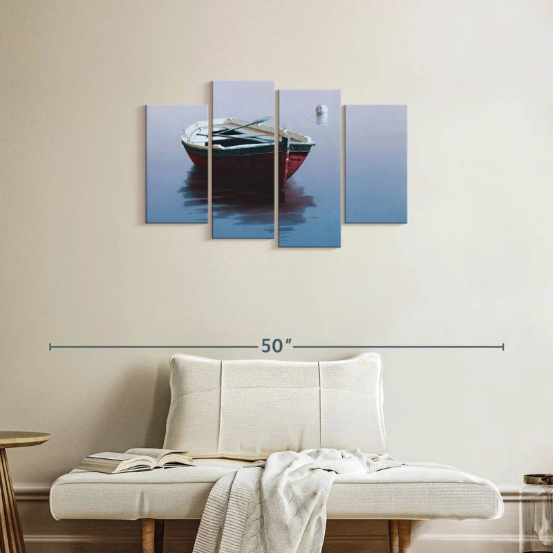 Mehar Lonely Boat III, H 22 po x l 36 po