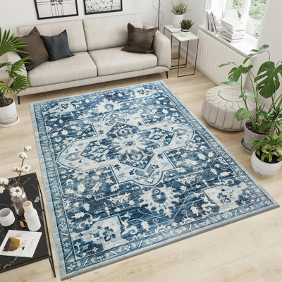 Cashmere Machine Tufted Area Rug ( Low-Pile Traditional)