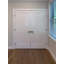 Newton Solid Core Primed Double Prehung French Door with Catch Ball and Satin Nickel Hinges-91296489