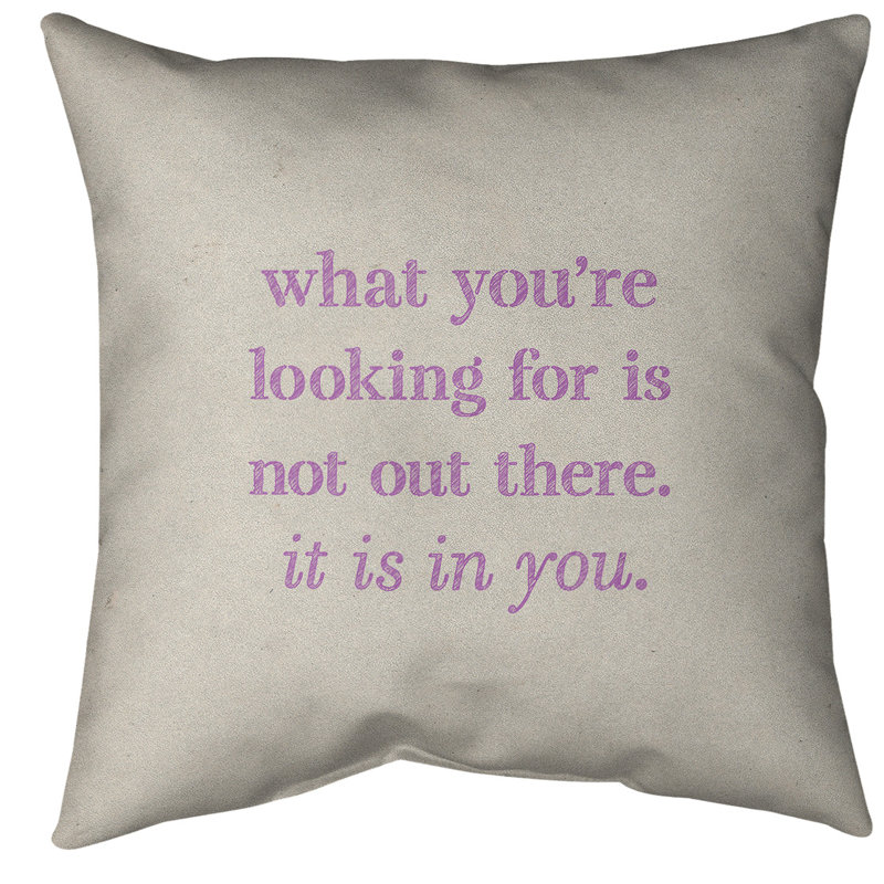 Coussin de sol, 36 po x 36 po, Blanc / violet