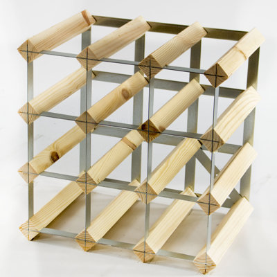 Liddle 12 Bottle Floor Wine Bottle Rack