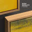 «Faded Yellow Textured Effect», impression sur toile-740618518-740618537