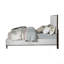Très grand lit en tissu gris clair Carena-123885472