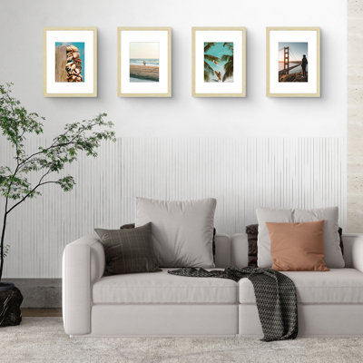 Gallery Matted Frame Set,Wall Mount Display