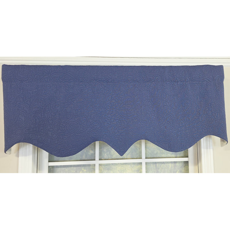  Cantonnière matelassée Regal matelassée, Bleu