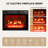 Yazlen 23'' W Electric Fireplace Insert
