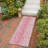 Pink Gray Samburu Indoor/Outdoor Safari Rug-850059816