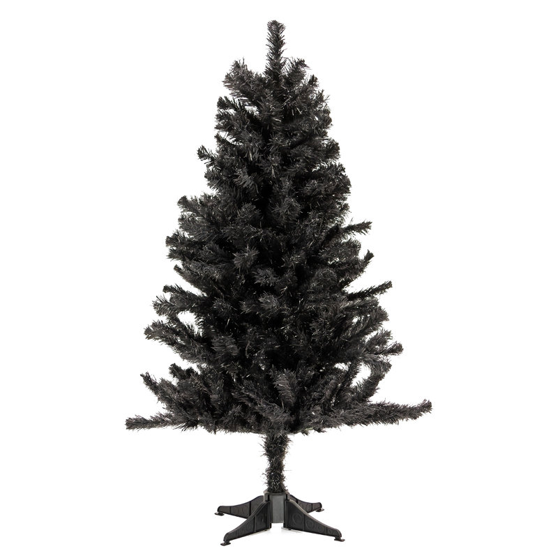 Arbre de Noël noir 4 po