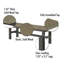 Banc en bois massif
