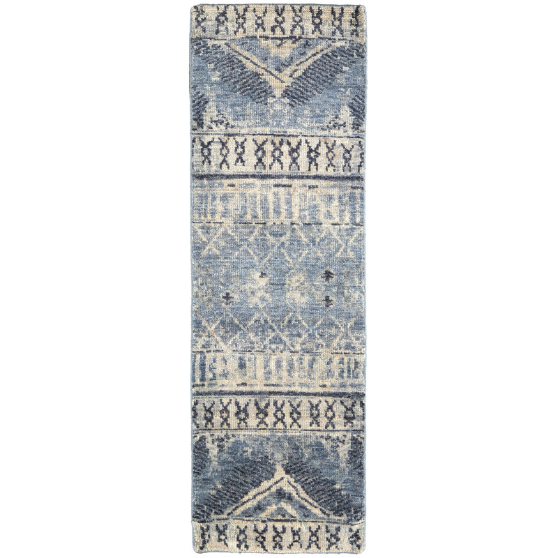 Palomar Hand Woven Wool Oriental Area Rug, Runner 2'6" x 8'