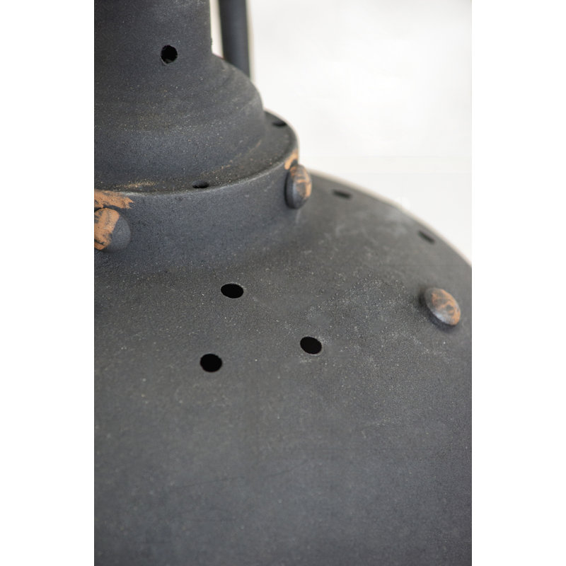 Lampes de table modernes, Noir, H 11,4 po x l 10,4 po x P 10,4 po, Métal métal, Noir