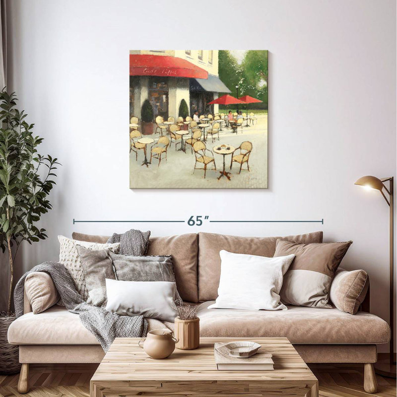 Nicci Delightful Cafe Du Matin, 36" H x 36" W