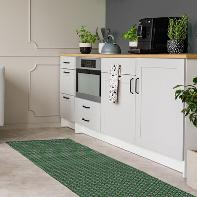 Chenille Geometric Indoor Rug