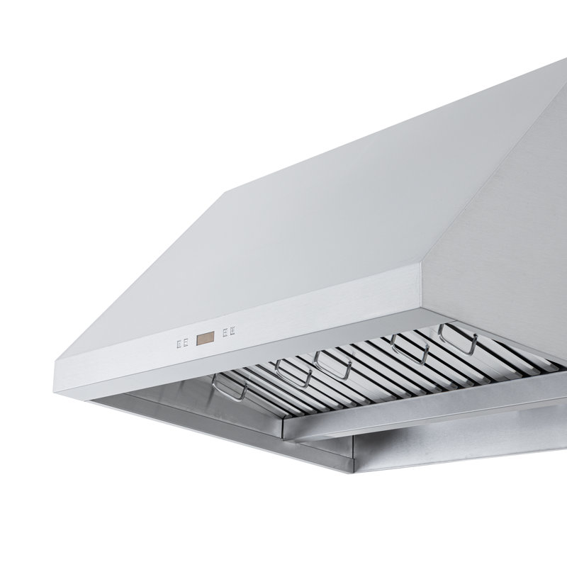Hotte murale PROLINE de 30 pouces, conduit, 1000 pi³ / min, acier inoxydable, lumières DEL, écran tactile ACL, moteur de ventilateur ULTRA-SILENCIEUX, 4 vitesses, garantie de 3 ans