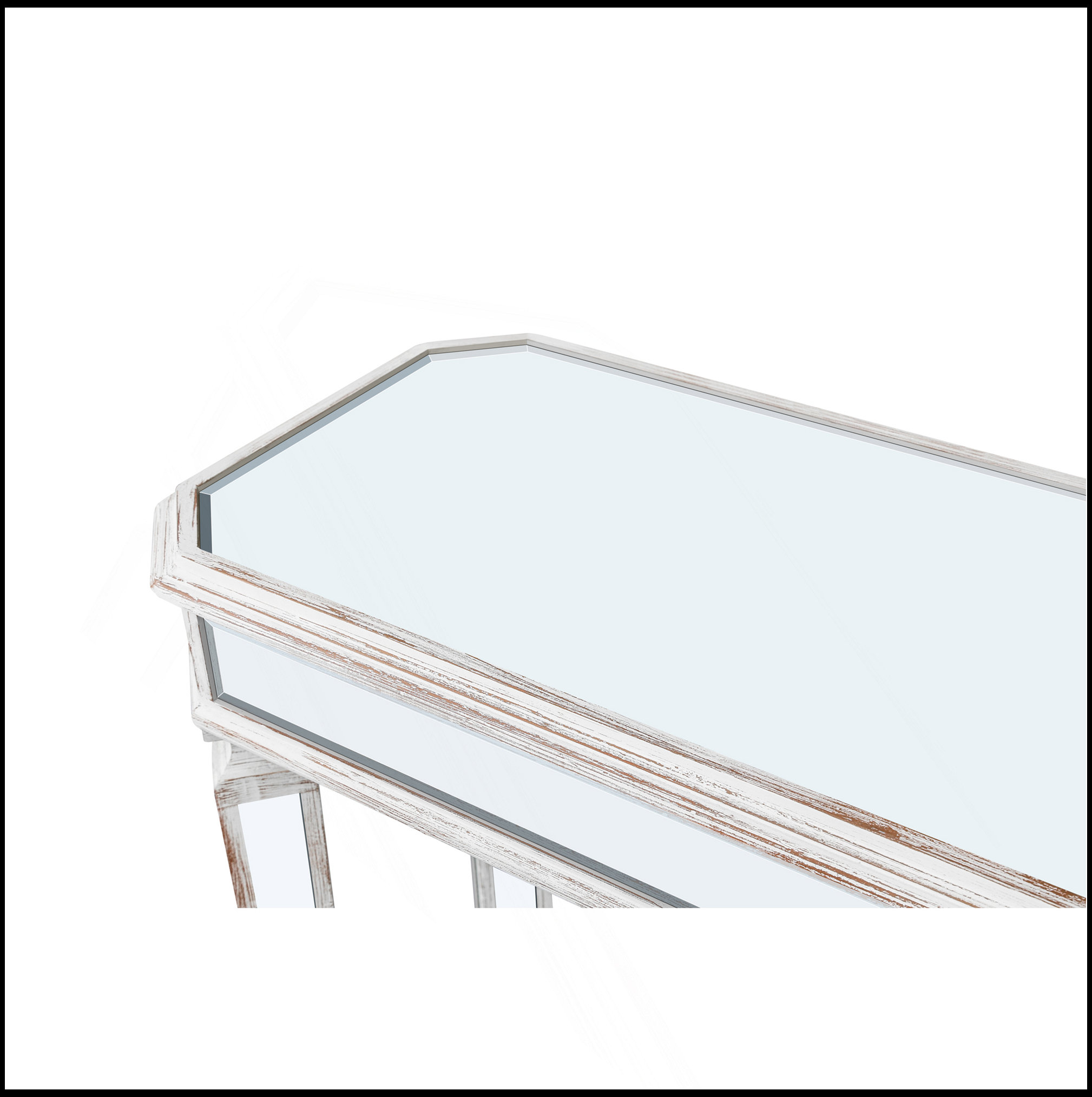 House of Hampton Mirror Console Table Vintage Wood Grain Carving — free download