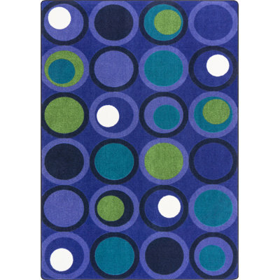 Circle Back Geometric Tufted Area Rug