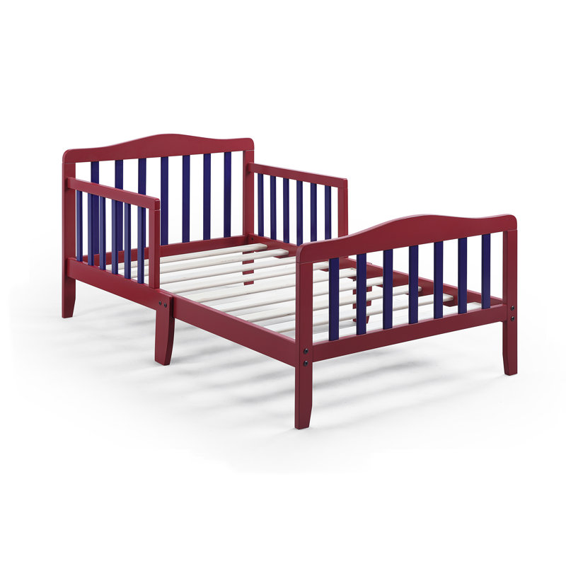 Twain Toddler Bed, Red/Blue