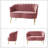 Hendrix Velvet Flared Arm Loveseat-27066028