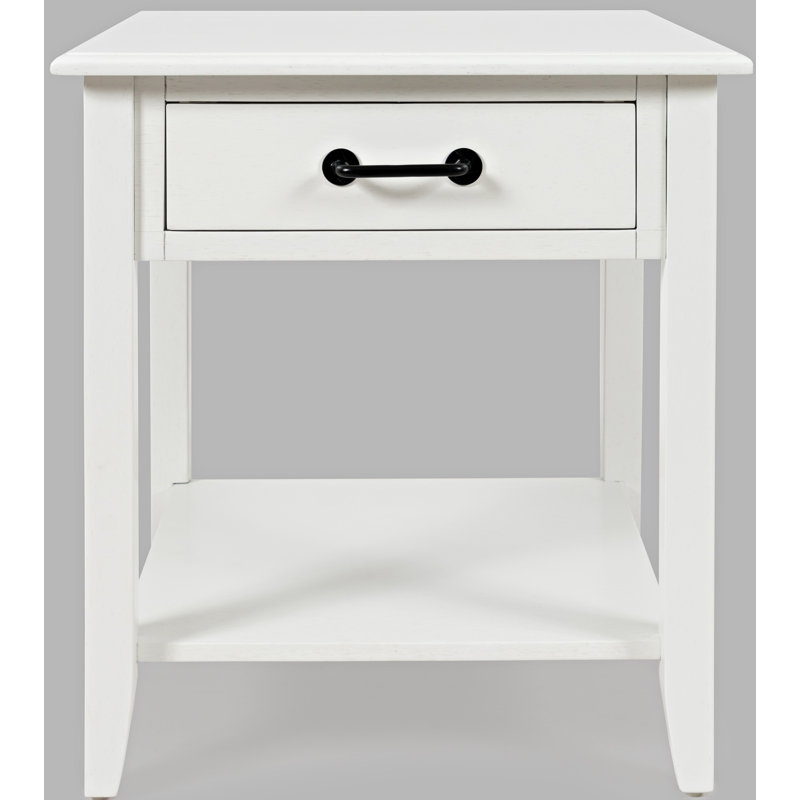 Table de bout avec rangement Dinca