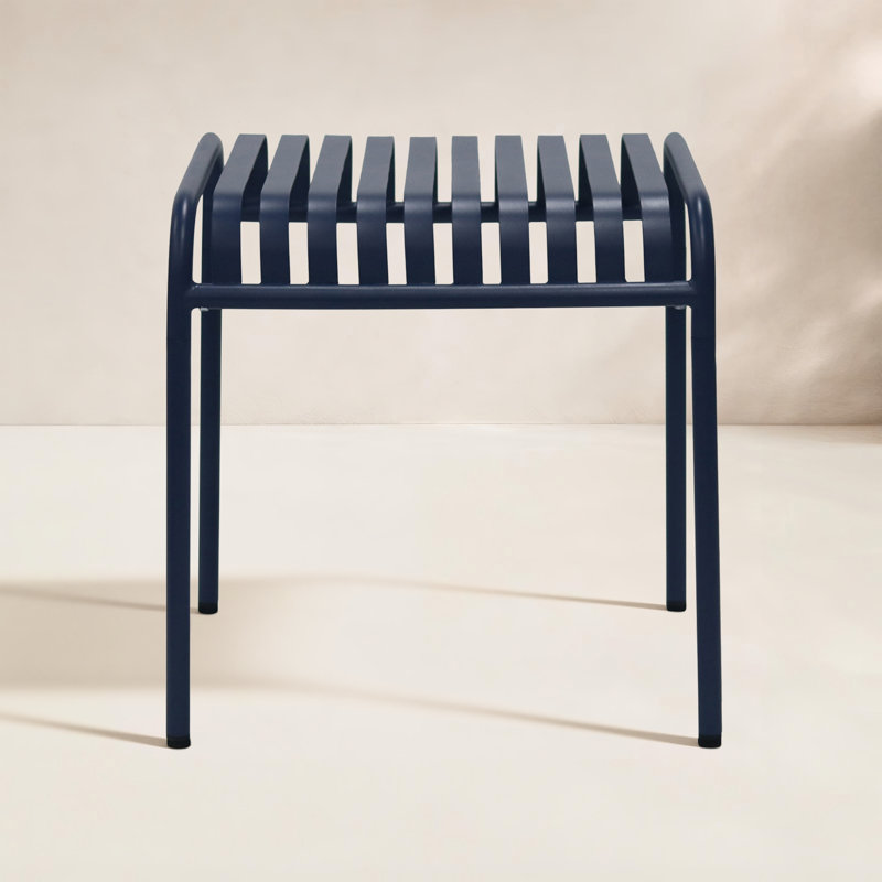 Winchester Outdoor Patio Side Table, Dark Blue, Dark Blue