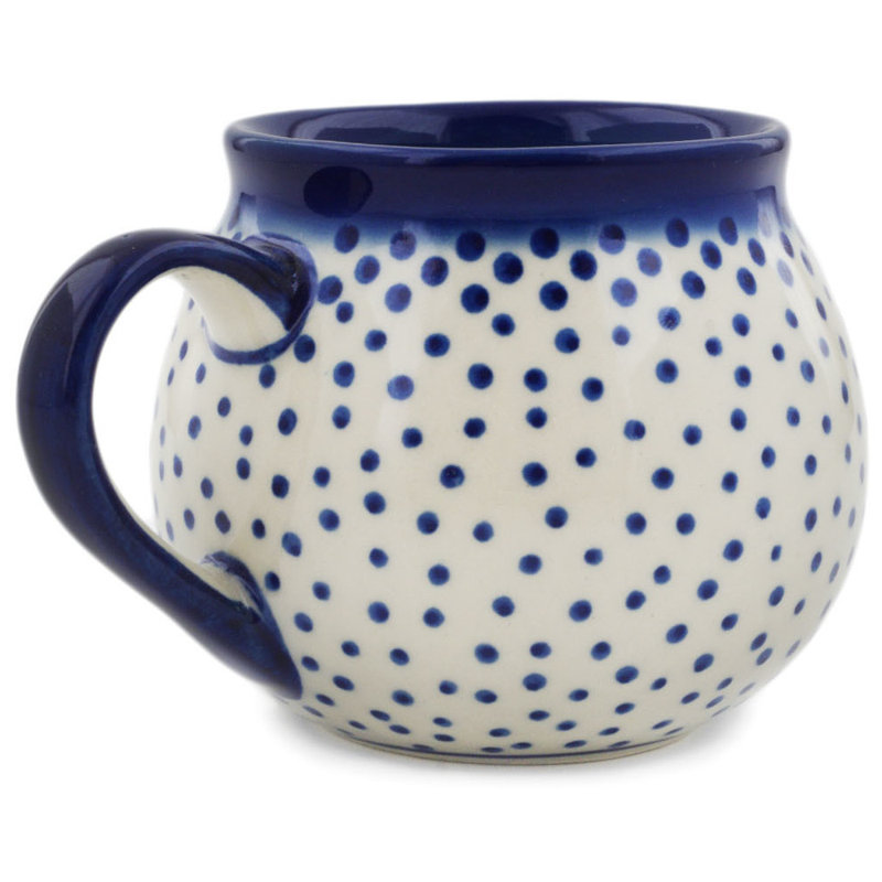 Tasse à bulles en grès 9 oz - Rain Of Dots