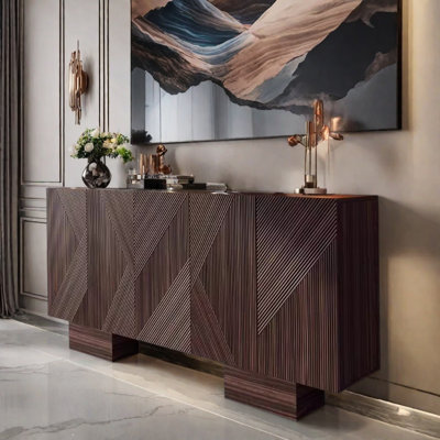 Buffet simple luxueux et léger de style italien
