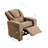 Kids Recliner Chair, Kids Upholstered Couch With One Cup Holder, Footrest, Backrest, Toddlers Velvet Recliner With Headrest And Footrest