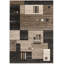 Tapis de couloir géométrique beige et brun-1520103043