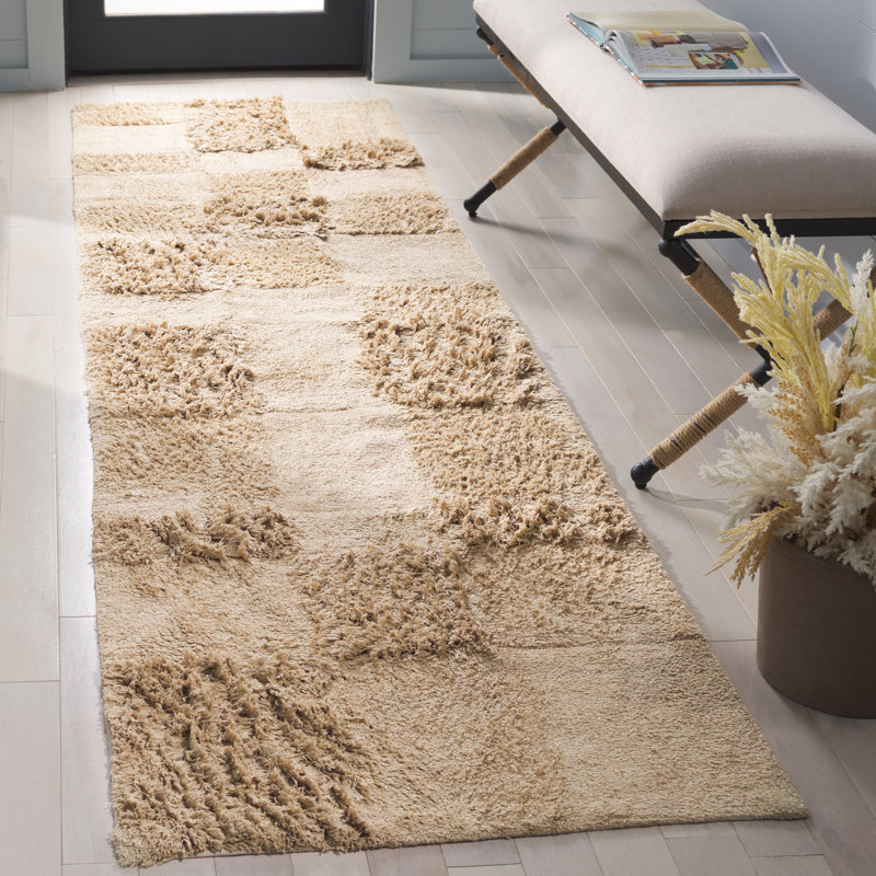 Easy Care 225 Hand Tufted Recycled Cotton Machine Washable Geometric Indoor Use Only Rug, Runner 2'3" x 9'