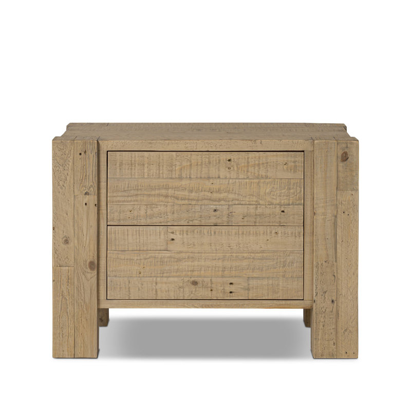 Table de chevet finlandaise - Pin, Pin blond clair
