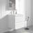 Angela 24 inch Fully Assembled Single Floating Bathroom Vanity with Solid Surface Sink-1628956016