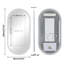 Wall LED Bathroom Mirror Dimmable 3 color temperature Anti-fog -1034408704