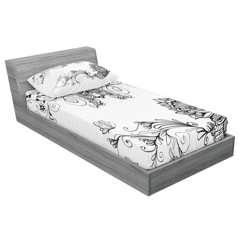 Microfiber Sheet Set, Twin XL Sheet Set with Fitted Sheet