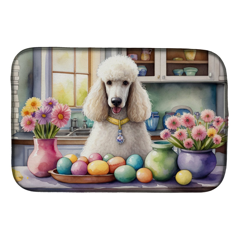 Tapis de séchage blanc caniche Decorating