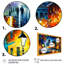 «Colorful Montreal City II», reproduction sur toile-86580934-86580933