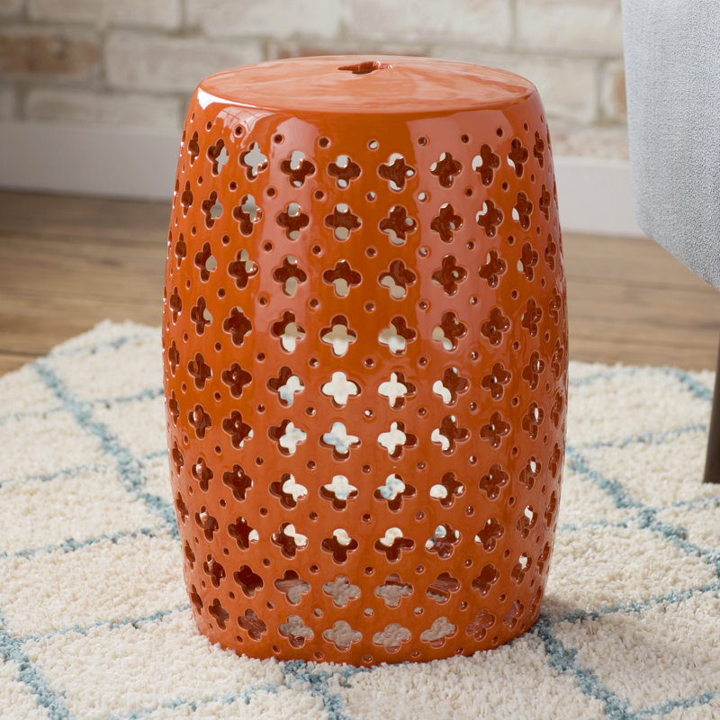 Tabouret de jardin Gisella, Orange
