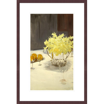 «Still Life with Daffodils» par John Singer Sargent, impression giclée sur cadre