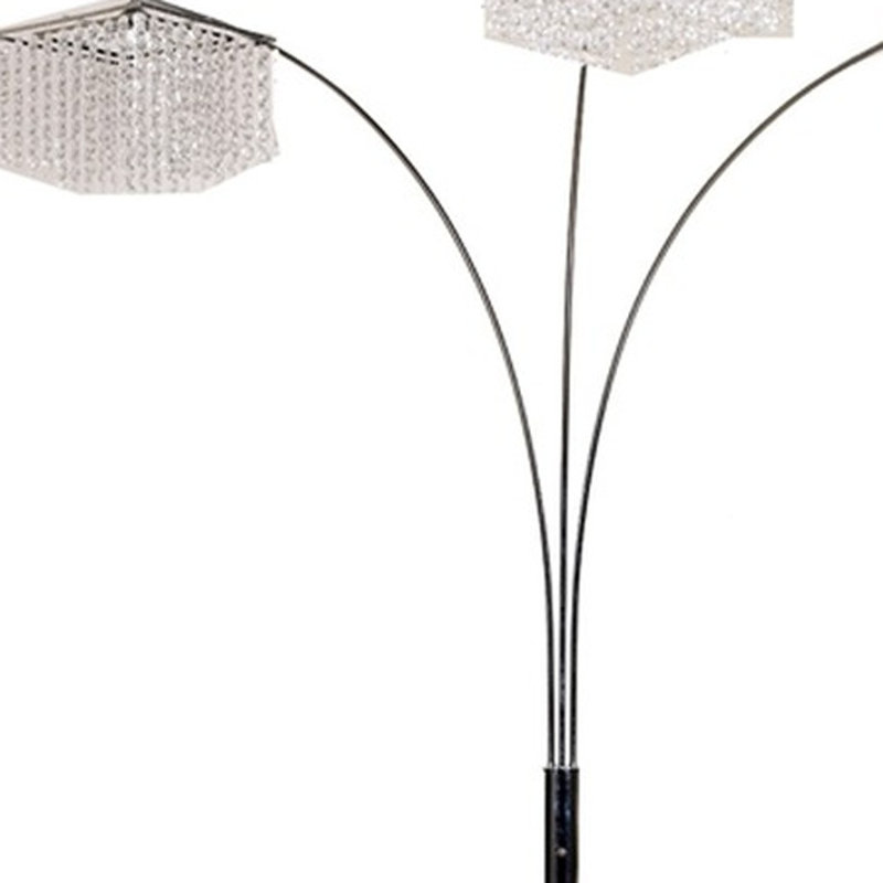 58'' Black Tree Floor Lamp