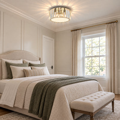 Gurpreet Crystal Semi Flush Mount
