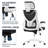 High Back Mesh Swivel Ergonomic Task Office Chair with Flip-Up Arms-1324240819-1302904795