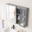 Armoire à pharmacie à fixation en surface 28 po avec miroir et tablettes-1284461137-1284461141