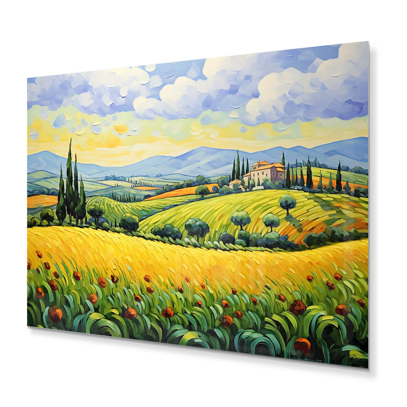 Décoration murale Vangogh Rolling Hills II - Vangogh, H 12 po x l 20 po x P 1 po