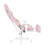  Velvet Gaming Chair - Pink