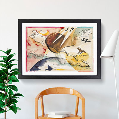 Rain Landscape by Wassily Kandinsky - Picture Frame Painting