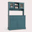 Armoire de cuisine avec tablettes réglables, pour la cuisine et le salon - Bleu-2048998979
