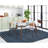 Amaral Hand Woven Cotton Chevron Rug-1264460651