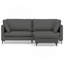 Ensemble de canapé 90 pouces avec repose-pieds Mid Century-835645399